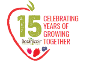Botanicoir 15 anniversary logo